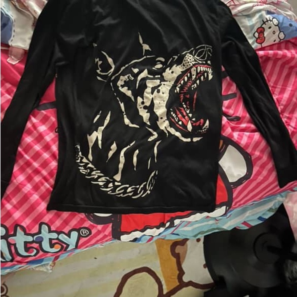 Black Graphic  Shirt